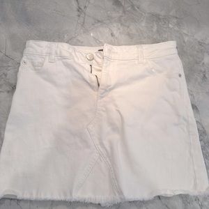 DL1961 White Denim Skirt -size 16